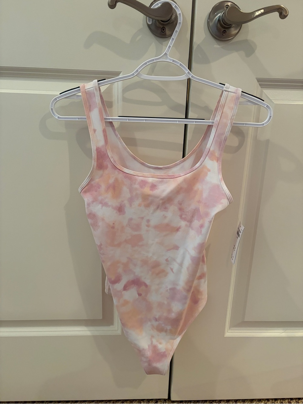 Women’s Pink Tie-Dye One-Piece Swimsuit